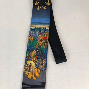 Holiday Traditions Necktie Men MMG Beautiful Colorful Nativity Scene Unisex Tie